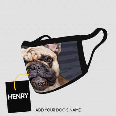Personalized Dog Gift Idea - Big Pug For Dog Lovers - Cloth Mask